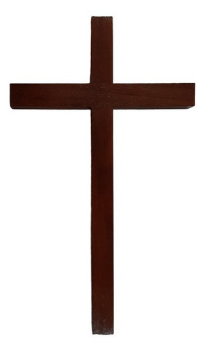 Cruz De Madera Simil Cedro - 23 X 38 Cm - 2,3 Cm De Espesor 