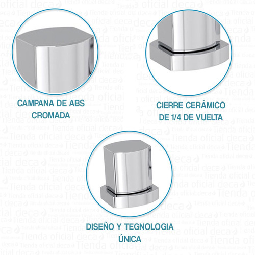 Imagen 5 de 10 de Griferia Cce Bidet Deca Liv 1895.c30 / 505020