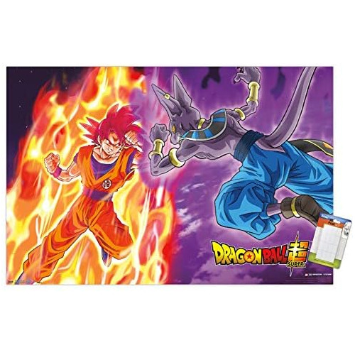 Póster De Pared De Batalla De Dioses De Dragon Ball