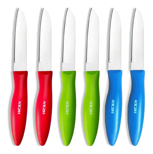 Juego De 6 Cuchillos De Pelar, Cuchillos De Frutas Y Verdura
