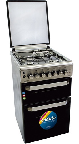 Cocina Doble Horno Con 3 Hornallas Y Disco. Que Sal!