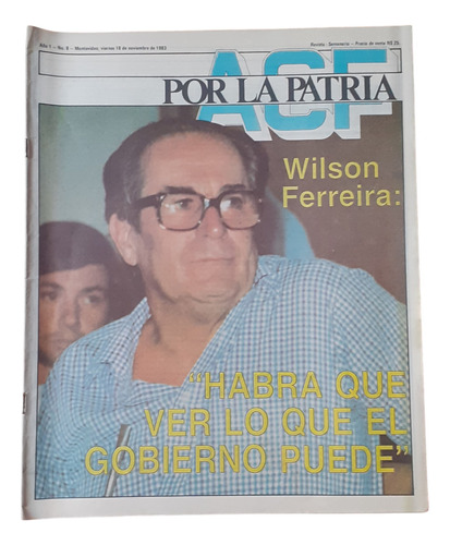 Por La Patra Acf Nº 8 1983-semanario Del Partido Nacional