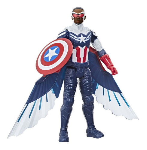 Figura De Acción Avengers Titan Hero Series Falcon Capitan A