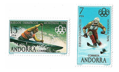  Andorra 1976 Juegos Olimpicos De Montreal Serie Mint 96/97
