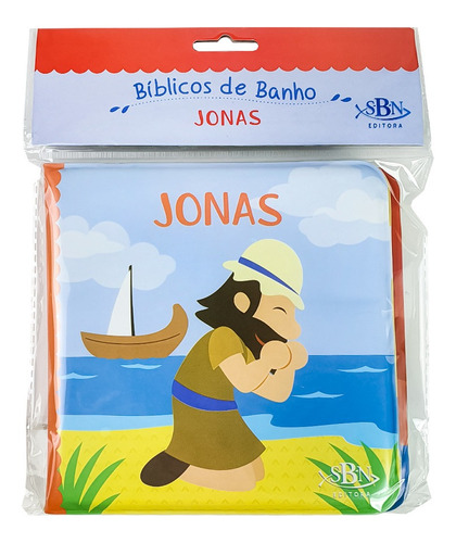Livro De Banho Bíblico Jonas | Todo Livro