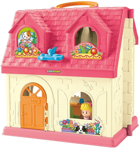 Fisher Price Casa Sonidos Y Sorpresas Little People Ingles