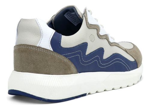 Zapato Casual De Cuero Para Hombre Conters Ja23-zc135 Humo