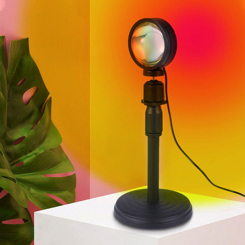 Lámpara Led Sunset Projection Atmosphere 4 En 1, Luz Nocturn