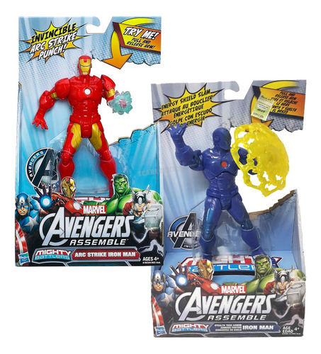 Iron Man Figuras 21 Cm Avengers Hasbro Escudo Energia Arco