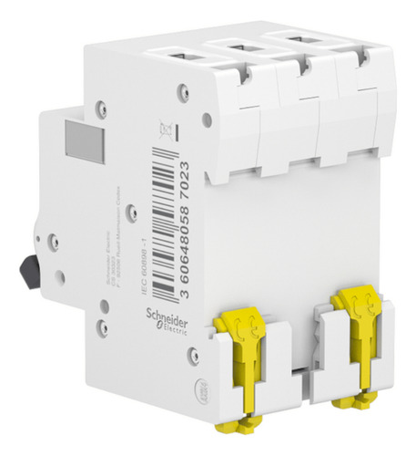 2 Mini Disjuntores Schneider 3 Polos Din 20a C 3ka