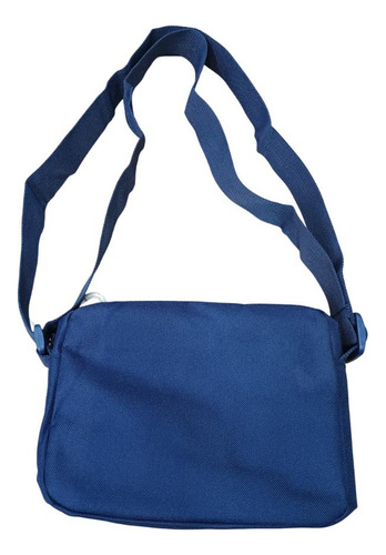 Bolsa Lateral Ou Transversal Fila Trekking Acambamento Dos Ferragens Níquel Cor Branco/marinho Correia De Ombro Azul Desenho Do Tecido Liso