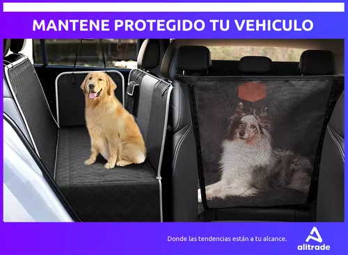 Funda Auto Cubre Asiento Ventana Bolsillo Perro Mascotas