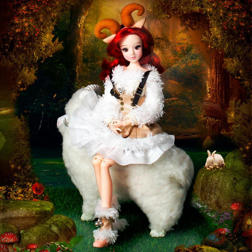 Tf Muñeca Con Ropa 14 Articulaciones Anime Aries De