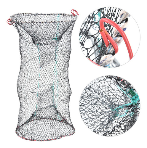 Trampa De Pesca Portátil Plegable, Cebo Para Camarones, Cang
