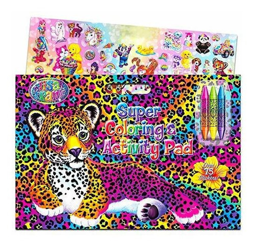 Lisa Frank Súper Actividades Y Para Colorear Pad Con Diverti