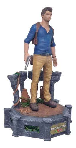 Boneco 17cm Uncharted - Nathan Drake Articulado + Acessórios