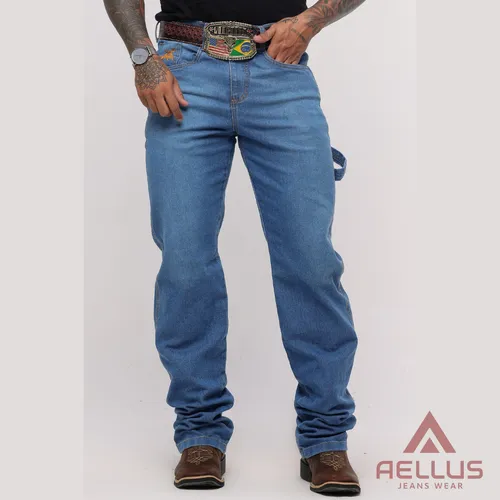 Kit 2 Calça Country Carpinteira Masculina Cowboy Texana