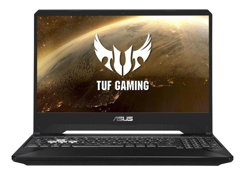 Laptop  gamer  Asus TUF FX505DY negra 15.6", AMD Ryzen 5 3550H  8GB de RAM 1TB HDD 128GB SSD, AMD Radeon RX 560X 60 Hz 1920x1080px Windows 10 Home
