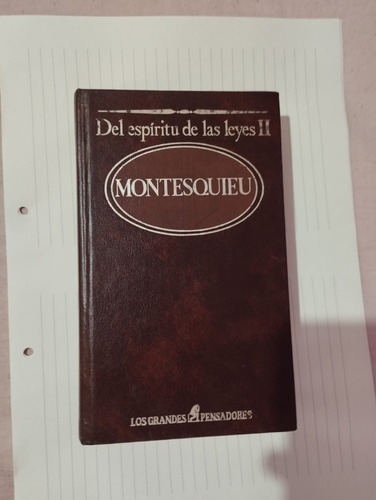 Del Espíritu De Las Leyes Ii De Montesquieu