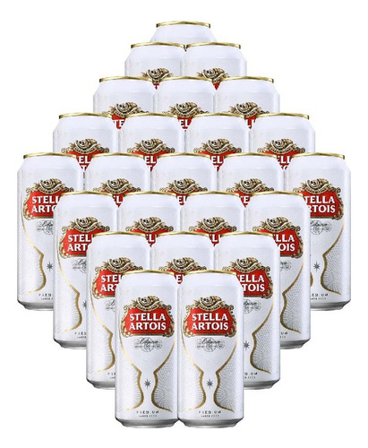 Cerveza Stella Artois 473ml Pack X24 Latas Puro Escabio