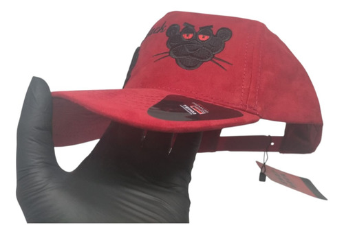 Gorra Snapback Gamuza Bordada Curva Ajustable Premium Fg Cap La Black Panther Ajustable
