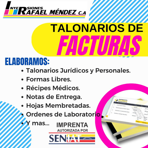 Talonarios Facturas Promoción 