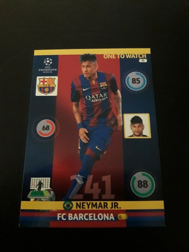 Adrenalyn Xl 2014/15. Card N° 70 Neymar Jr. Barcelona. Mira!