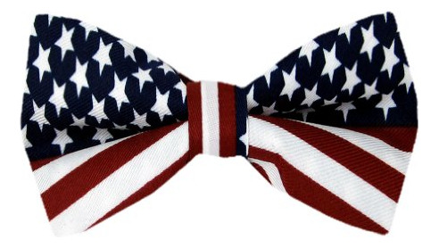 Corbata Autoajustable Bandera Americana