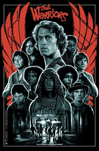 #188 The Warriors Poster 30x40 Envios A Todo El Pais!