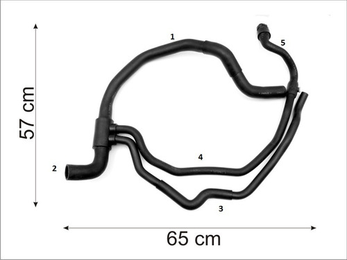 Manguera Radiador Inferior Kangoo Clio 1.2 Gasolina D4f 16v