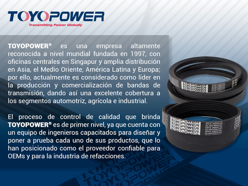 Banda Alternador Toyopower C200 L4 1.8l Turbo 2002 A 2004