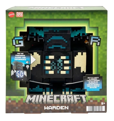 Figura Acción De Minecraft Warden W.