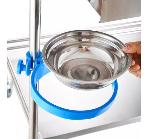 Heaimo Mesa Uso Rudo Sencilla Con Ruedas Inoxidable 60*40
