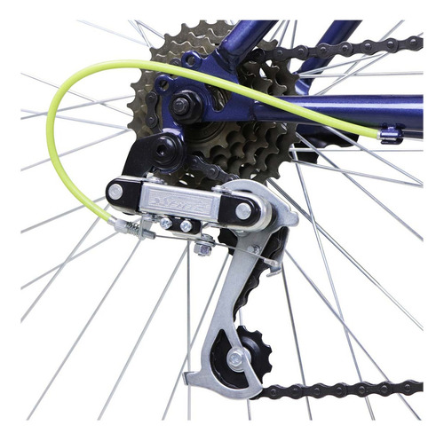 Bicicleta Benotto Montaña Wolf R27.5 Unisex Azul / Verde Limón Único