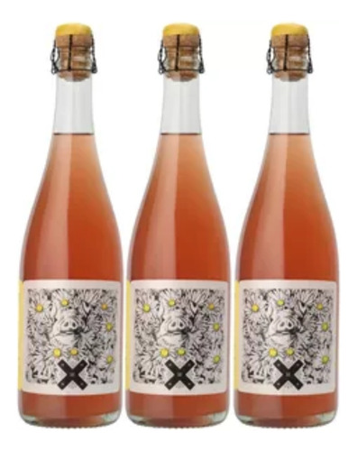 Espumante Margarita Para Los Chanchos Malbec Rose Nat X3 Bot