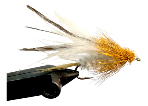  Mosca Marabou Muddler White #8  (promm) 