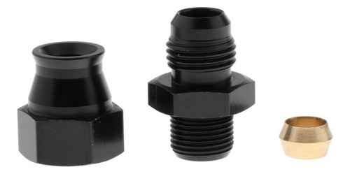 Cnc Aluminio 5/16 8mm Tubo A 6 An Macho Adaptador Con
