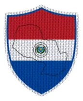 Comprar Parche 7,5cm Fshd Emblema Bandera Paraguay Modelo 92 Emblema Bandera Paraguay Modelo 92