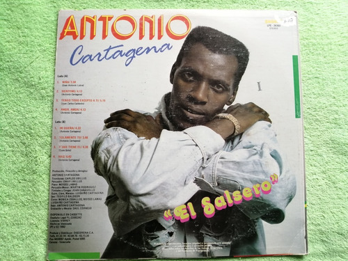 Eam Lp Vinilo Lo Mejor De Antonio Cartagena El Salsero 1992 (Usado)