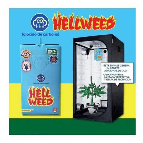 Imagen 3 de 10 de Hell Weed Co2 Dioxido De Carbono Cultivo Indoor Cogoshop