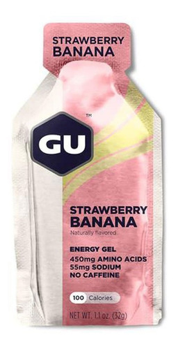 Gu Energy Gel 32g Aminos Bcaa Cafeina Vegano Gluten Free