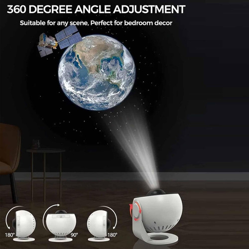 Proyector De Estrellas Con Rotación Automática De 360 Grados