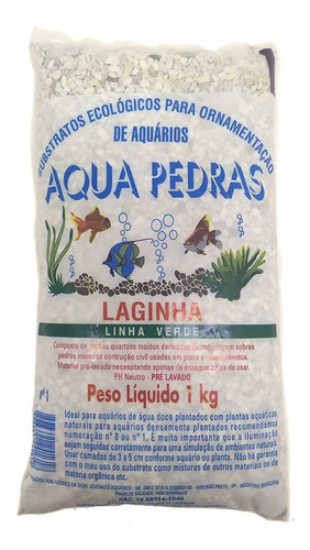 Substrato Laginha Para Aquários, Jardins E Decoração N°1 1kg