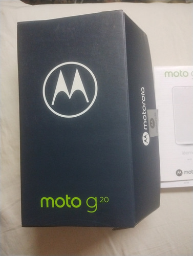 Caja Usada Original Moto G20 Motorola Con Manual De Usuario 