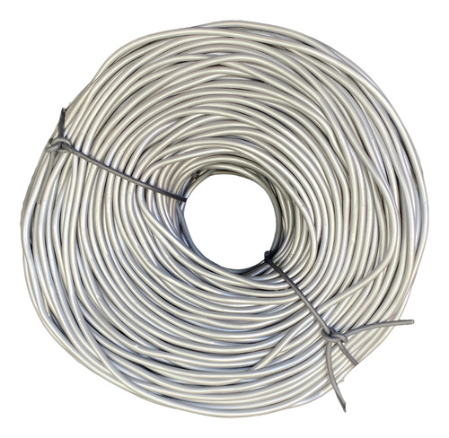 150 Mts Rollo De Cordón De Pvc 5mm 3,5 Kg Plateado