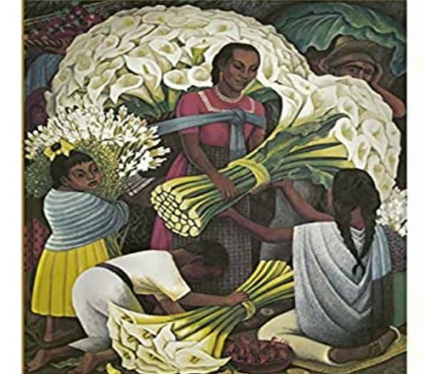 Ricordi Diego Rivera Vendedora De Flores Rompecabezas 1500