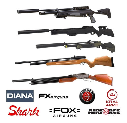 Imagen 6 de 10 de Moderador Silenciador Rifle Pcp Co2 Fox Hatsan Sumatra Kral