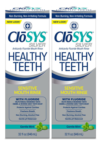 Closys Healthy Teeth - Enjuague Bucal Anticaries Con Fluorur