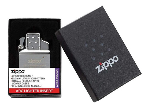Imagem 6 de 6 de Maquina Isqueiro Zippo 65828 Plasma Usb Elétrico Original