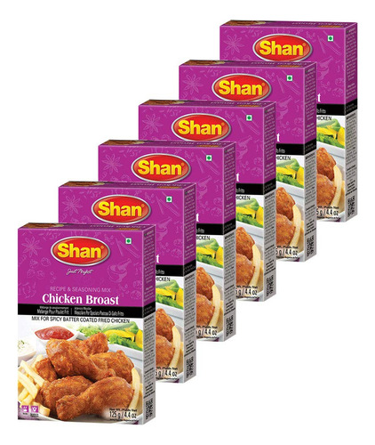 Mezcla Condimento Broast Pollo 125 G Especias En Polvo 6 Uni